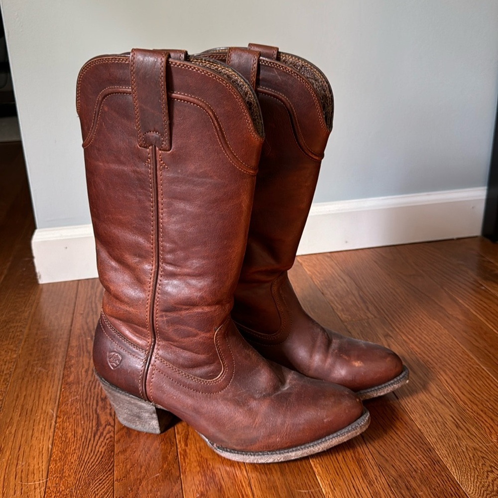 Ariat Western Brown Boots Size 8.5B